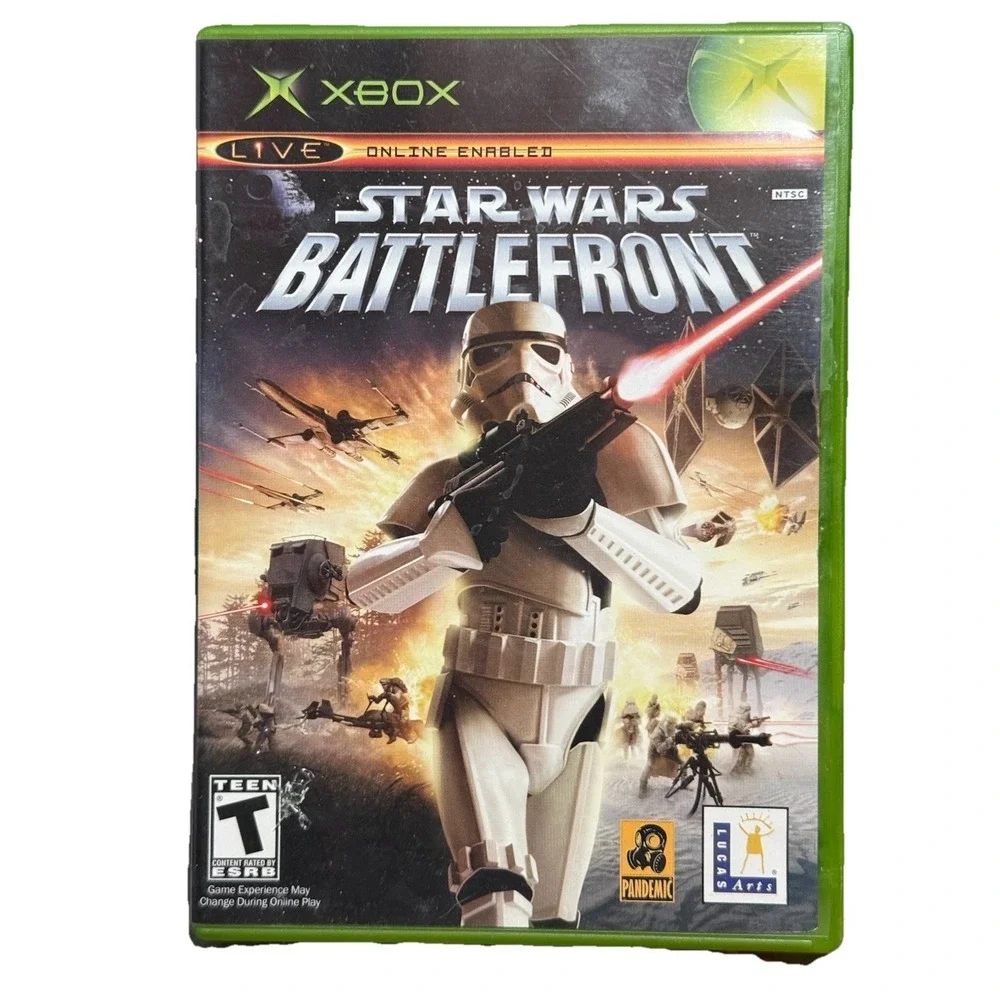 Xbox Star Wars: Battlefront (Original Xbox) Manual Included CIB‎